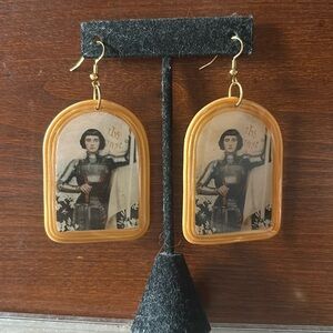 Joan of Arc earrings